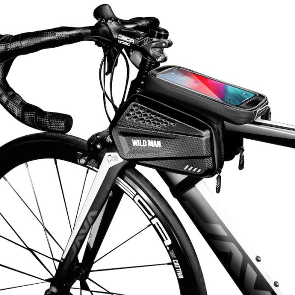 Wildman ES6 Sport Bike Fahrradtasche Rahmentasche wasserdicht 1.2L mit Fenster